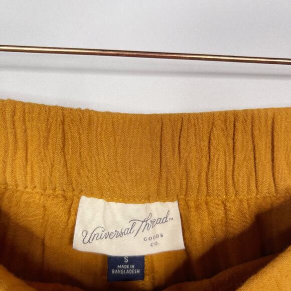 Universal Thread S Rust Orange Cotton Textured High Rise Shorts Pull On Pockets - Picture 5 of 6